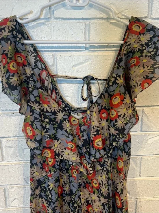 The GREAT Geranium Floral Maxi Dress Womens L - Picture 6 of 16